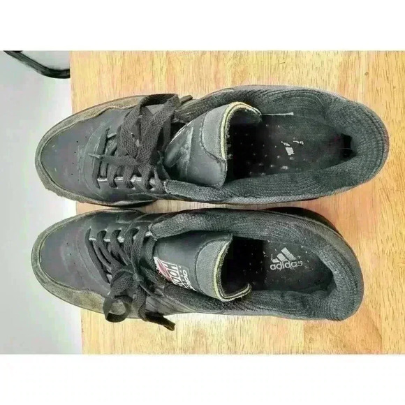 Adidas HOOPS‎ Black Low Classic Vintage Inspired Lace Up Sneaker Men's Size 11 - Picture 8 of 10